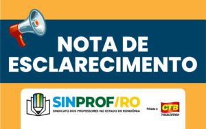 O SINPROF-RO jamais faria algo para enfraquecer a luta em defesa dos trabalhadores em educação do Estado