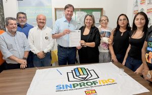 SINPROF-RO recebe pré-candidato que assume apoio aos profissionais do magistério